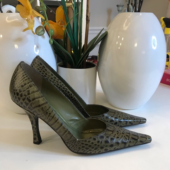 crocodile heels